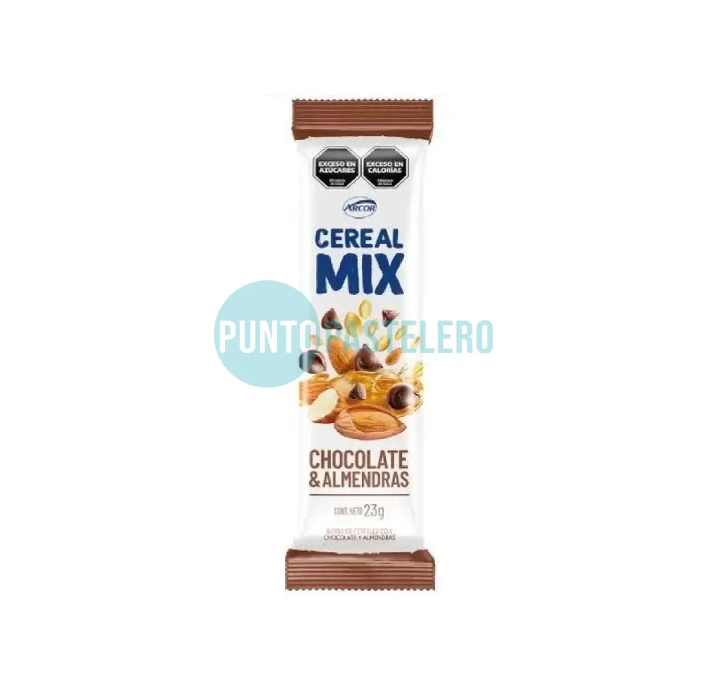 CEREAL MIX CHOCOLATE Y ALMENDRAS (X 23 GR.)