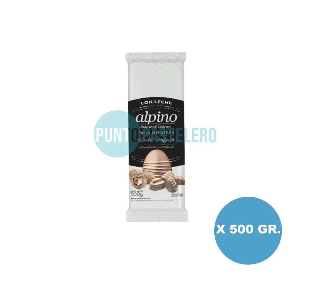 [7798091104617] BAÑO DE REPOSTERIA TABLETA LECHE ALPINO (X 500 GR.)