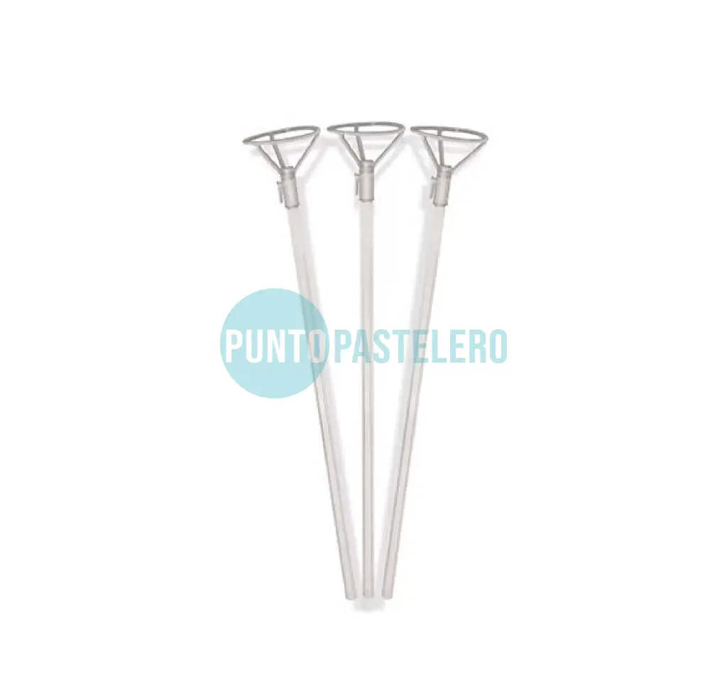 CHUPETE PORTA GLOBO REFORZADO TRANSPARENTE (40 CM)