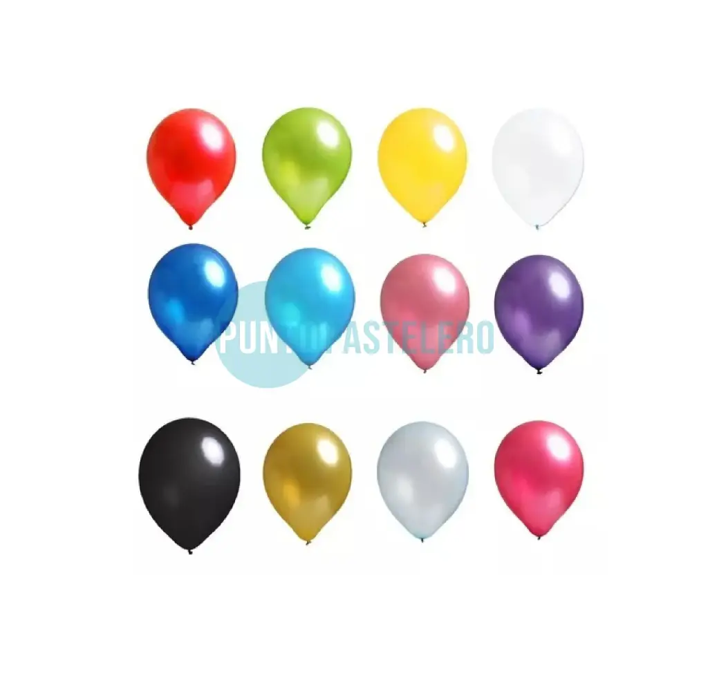 GLOBO HOLA BALLONS PERLADO 10" (COLORES VARIOS) (X 50 U.)