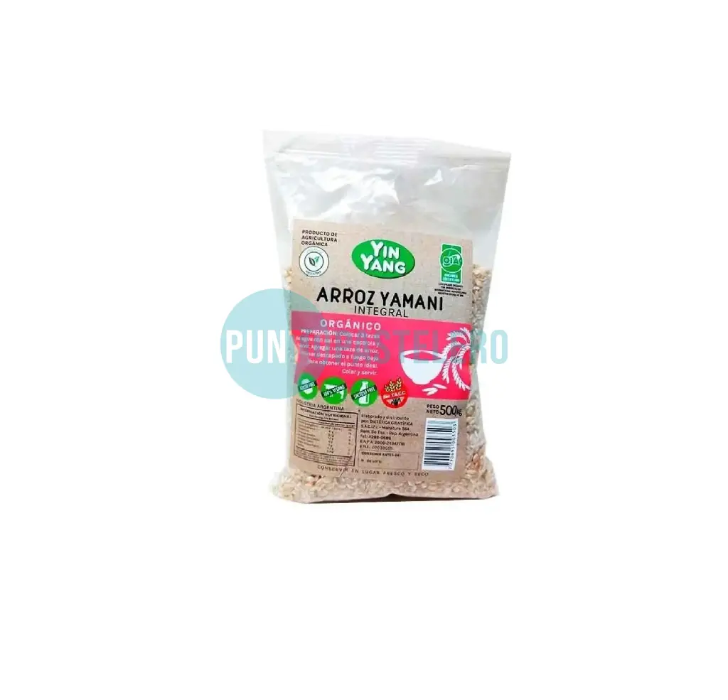 ARROZ INTEGRAL YAMANI ORGANICO YING YANG (X 500 GR.) (SIN TACC)