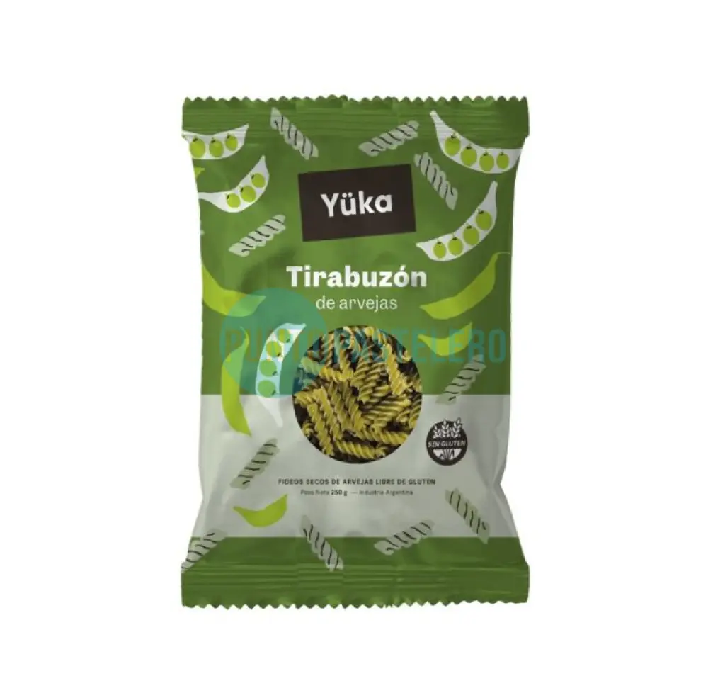 FIDEOS YUKA TIRABUZON DE ARVEJAS (X 250 GR.) (SIN TACC)