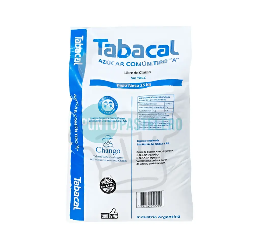 AZUCAR COMUN TABACAL (CHANGO) (X 25 KG.)