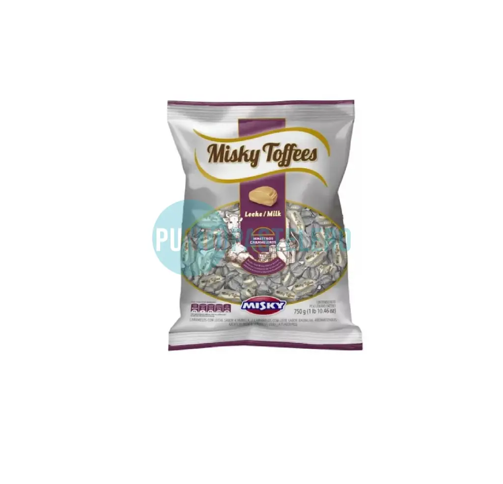 CARAMELOS MISKY TOFFEES LECHE (X 480 GR.)