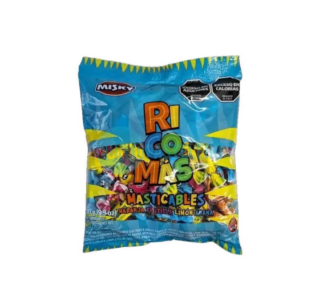 [7790580138332] CARAMELOS SURTIDOS MASTICABLE RICOMAS MISKY (X 280 GR.)