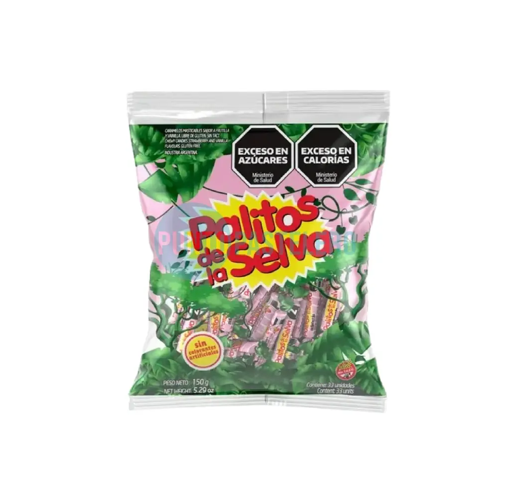 CARAMELOS PALITO DE LA SELVA (X 150 GR.)