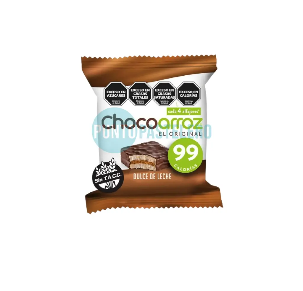 ALFAJOR CHOCOARROZ DULCE DE LECHE (X 22 GR.)