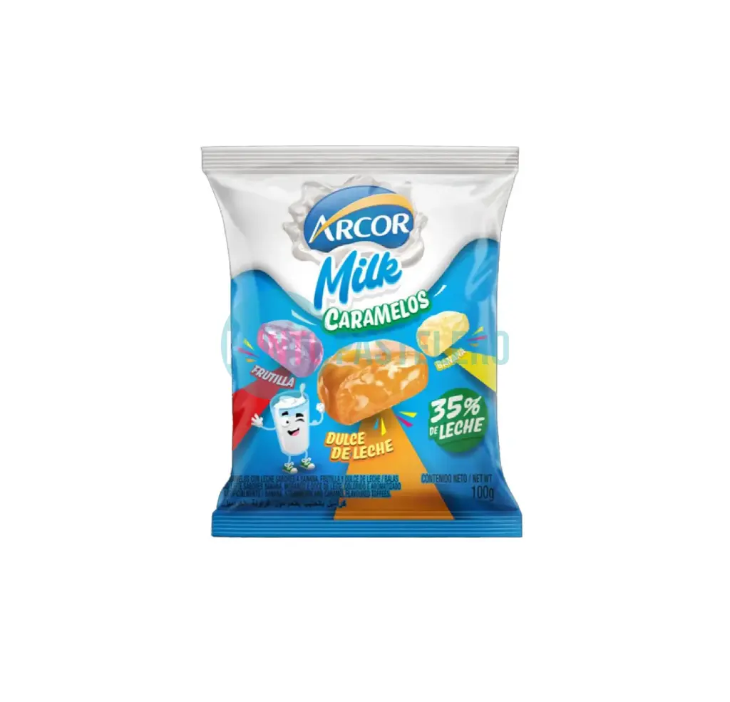 CARAMELOS BLANDOS ARCOR MILK (X 10 U.)