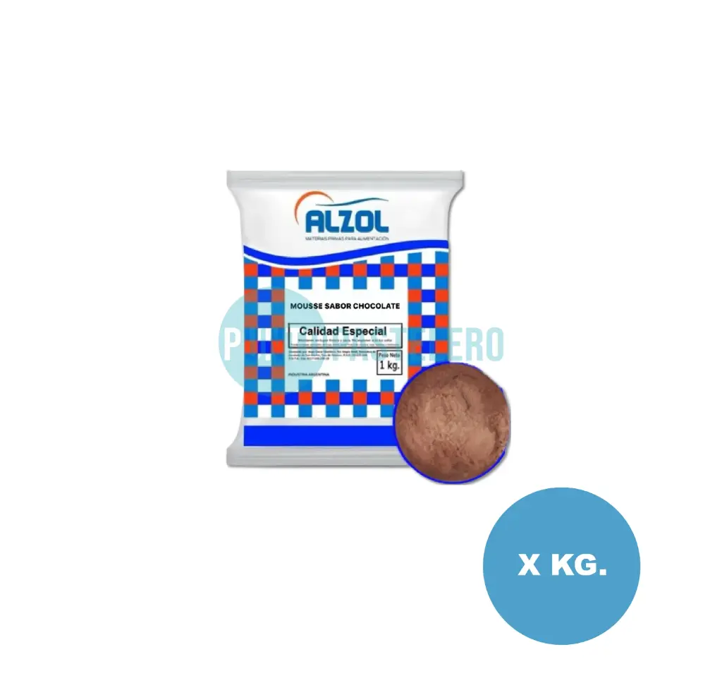 MOUSSE DE CHOCOLATE ALZOL (X KG.)