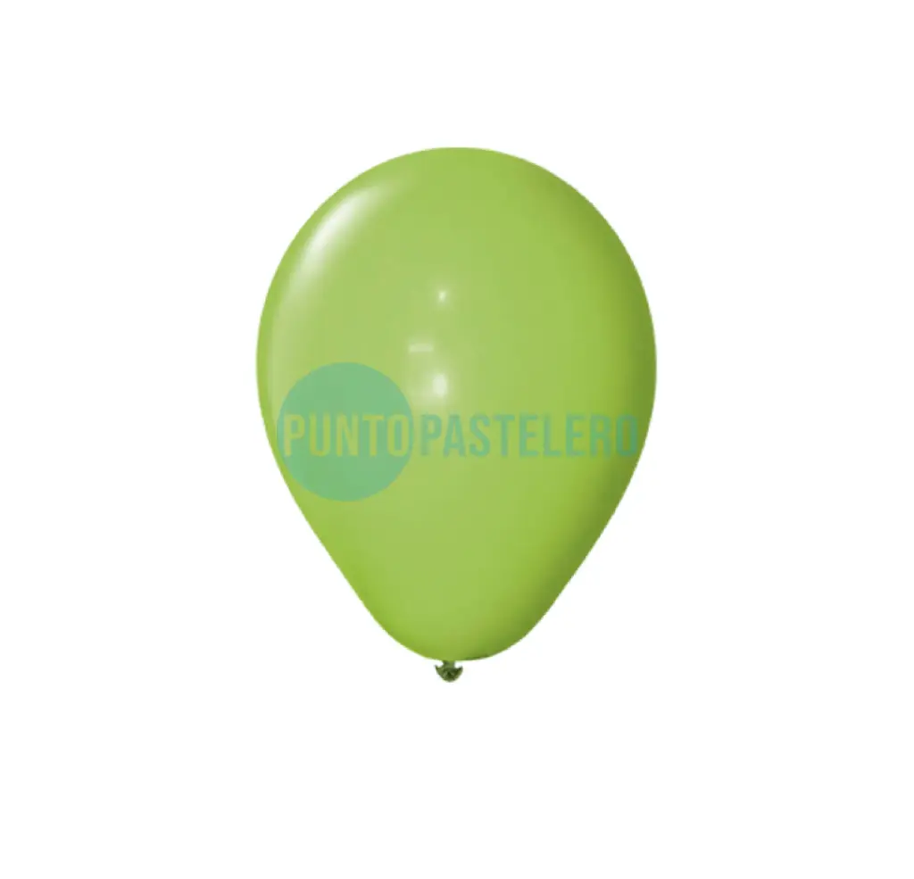 PACK GLOBO GLOBOX LISO 12" VERDE OLIVA (X 50 U.)
