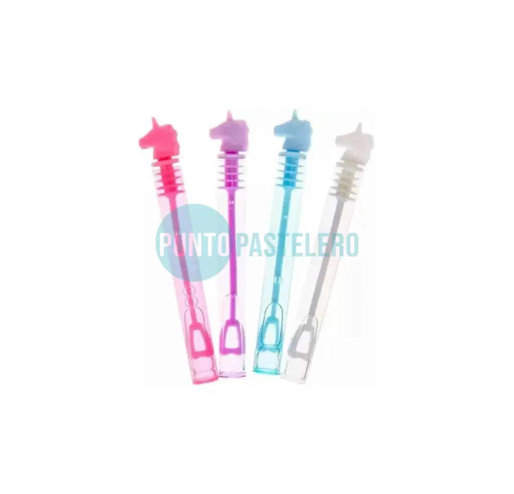 [6820190719353] BURBUJERO UNICORNIO MINI TUBO (X 10 U.)