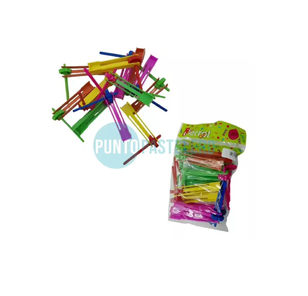 MATRACA PIERROT MULTICOLOR (12 U.)