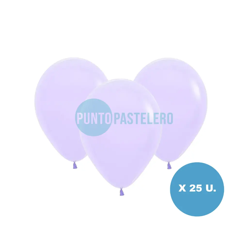 PACK GLOBO GLOBOX LISO 12" VIOLETA (X 50 U.)