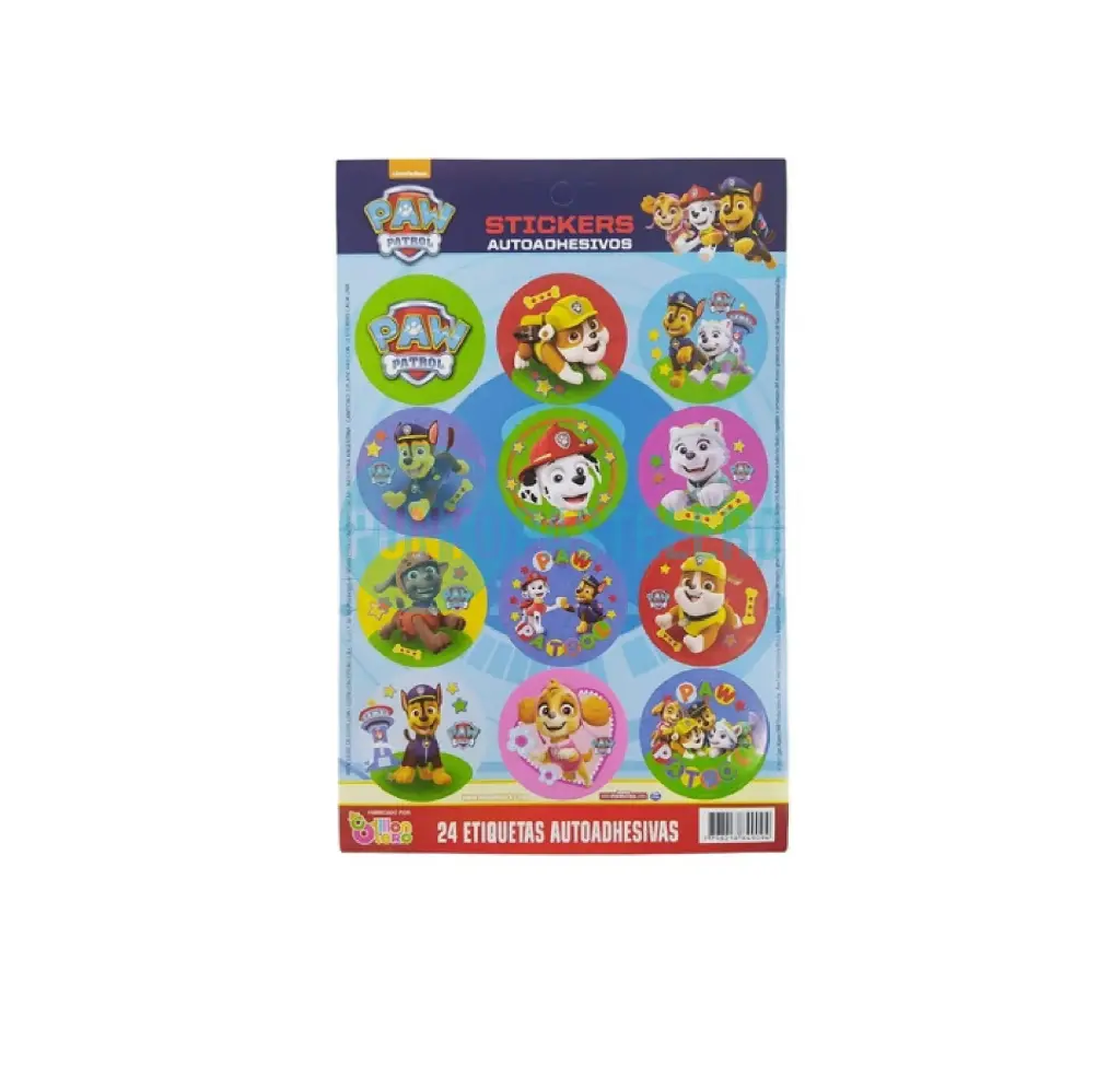 STICKERS PAW PATROL (24 U.)