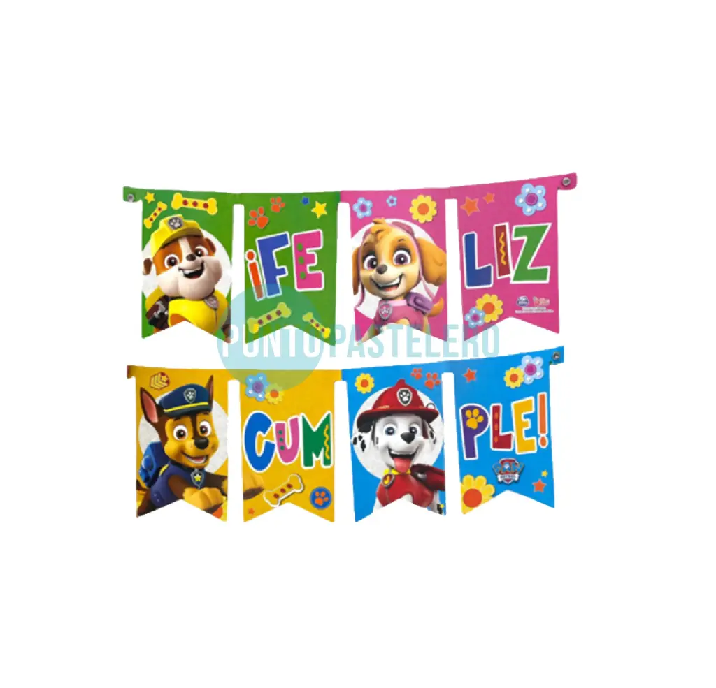 BANDERIN PAW PATROL