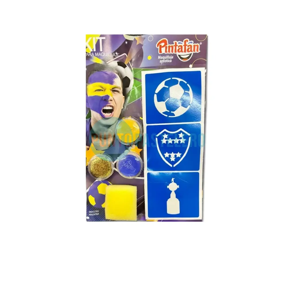 KIT PARA MAQUILLAJE FUTBOL BOSTERO