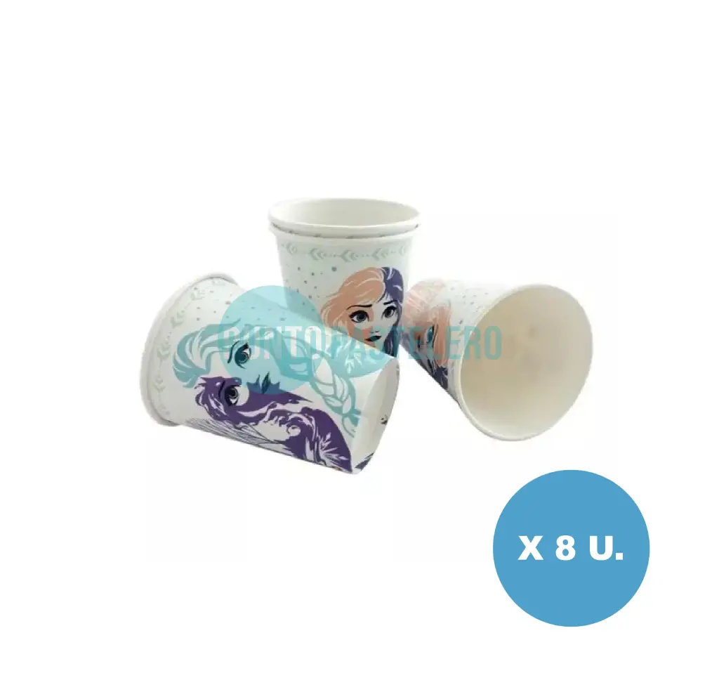 VASO DE POLIPAPEL FROZEN (8 U.)