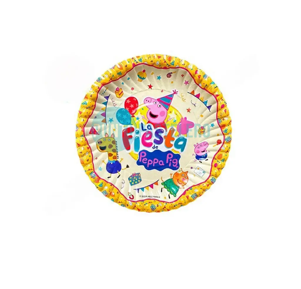 PLATO POLIPAPEL PEPPA PIG (8 U.)