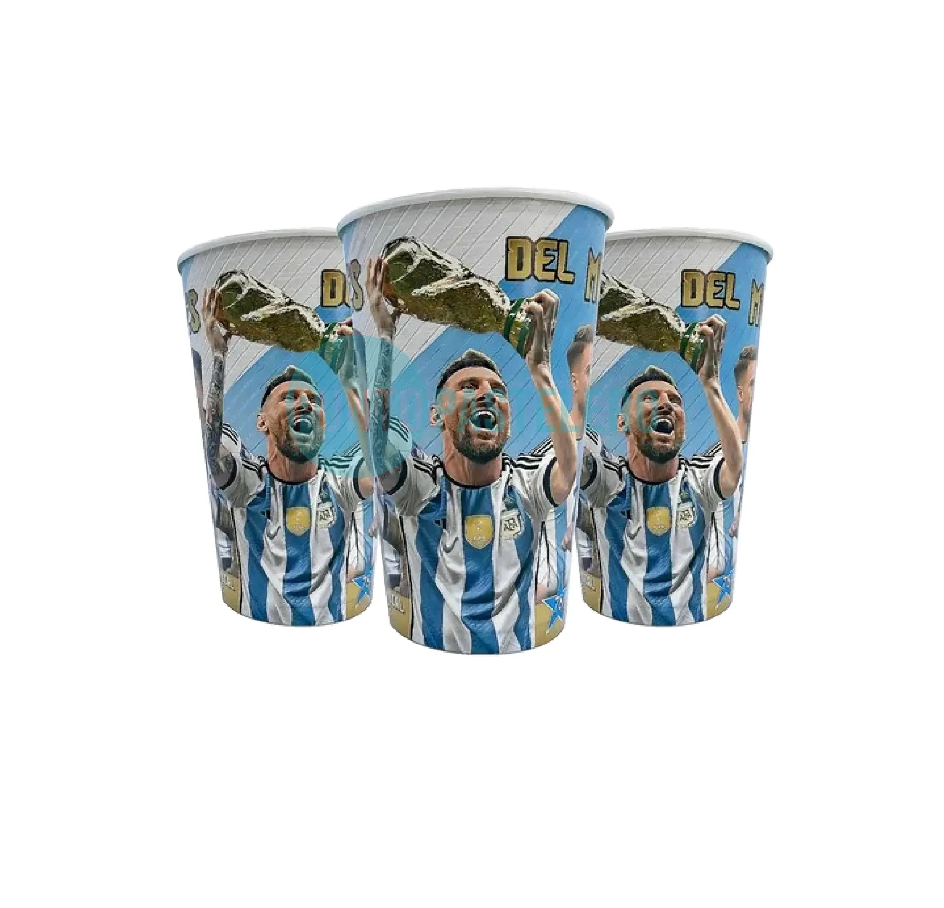 VASO DE POLIPAPEL SELECCION ARGENTINA GRANDE 360CC (8 U.)