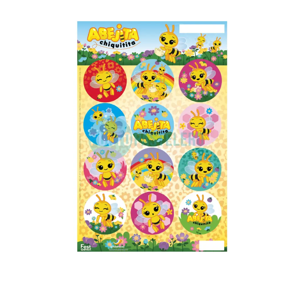 STICKERS ABEJITA (24 U.)
