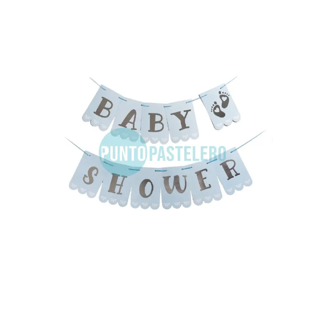 BANDERIN BABY SHOWER CELESTE PASTEL