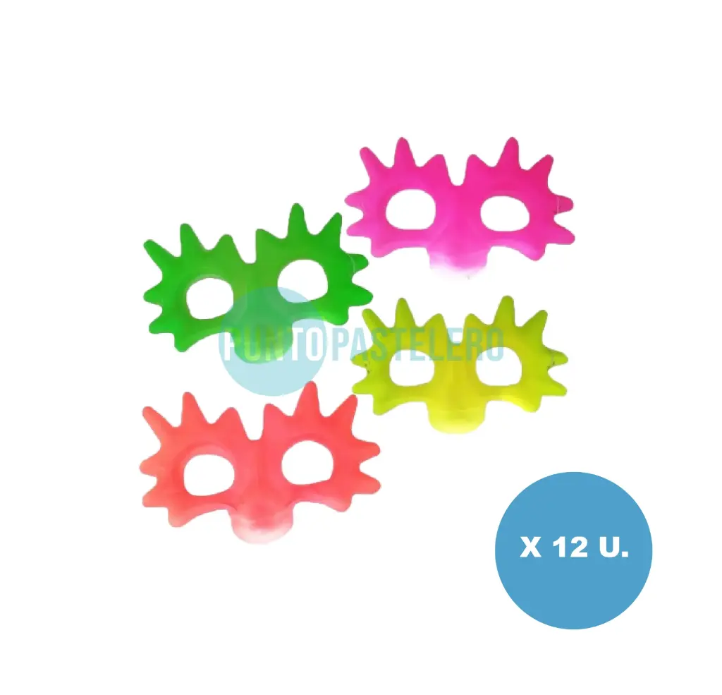ANTIFAZ FLUO PAJARO (X 12 U.)