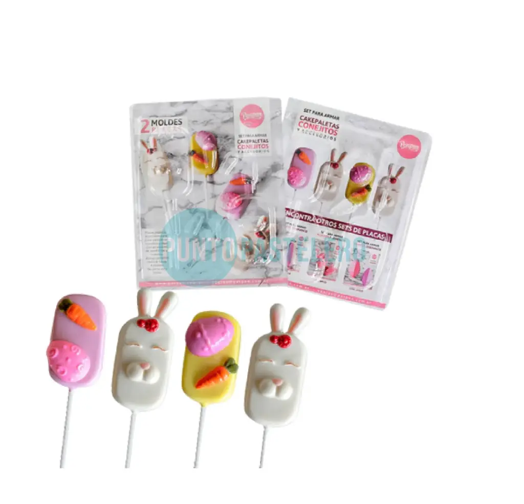 [SPPC] SET PARA REALIZAR CAKE PALETAS CONEJITOS (PARPEN)