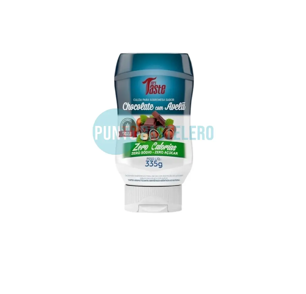 SALSA CHOCOLATE MR. TASTE (X 335 GR.) (CERO CALORIAS) (SIN AZUCAR)