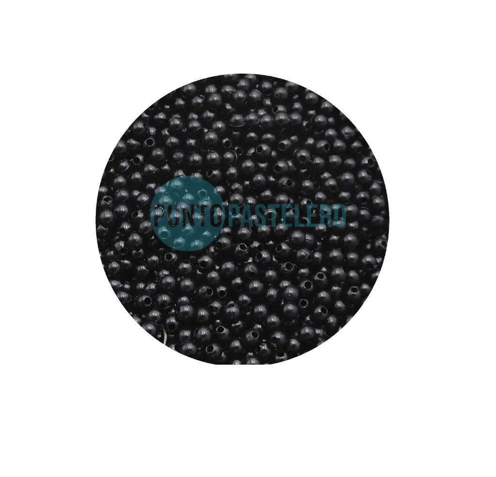 [6920250200255] PERLAS PASTILLAJE NEGRAS (X 25 GR.)
