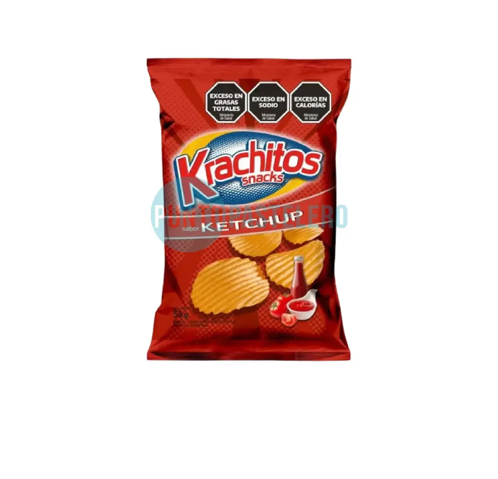 PAPAS FRITAS KRACHITOS KETCHUP (X 55 GR.)