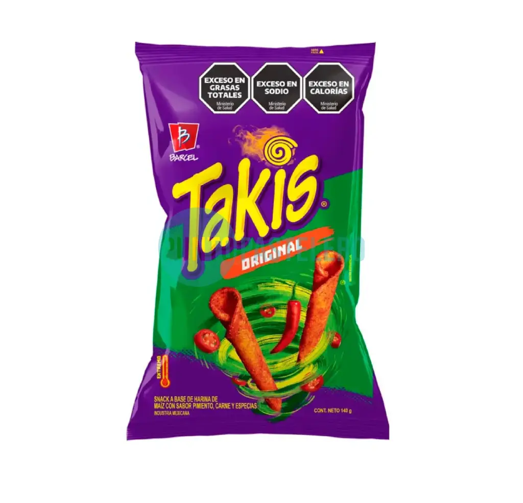 TAKIS SNACK ORIGINAL (X 140 GR.)