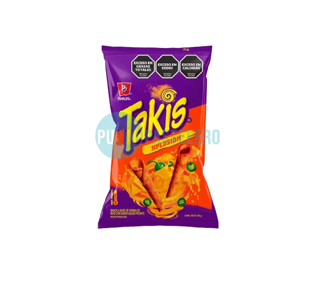 TAKIS SNACK XPLOSION (X 140 GR.)