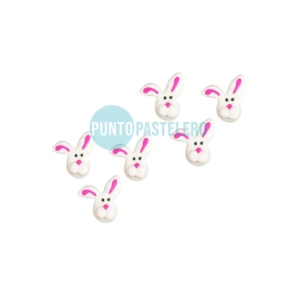 CARA CONEJO PASTILLAJE (X 6 U.)