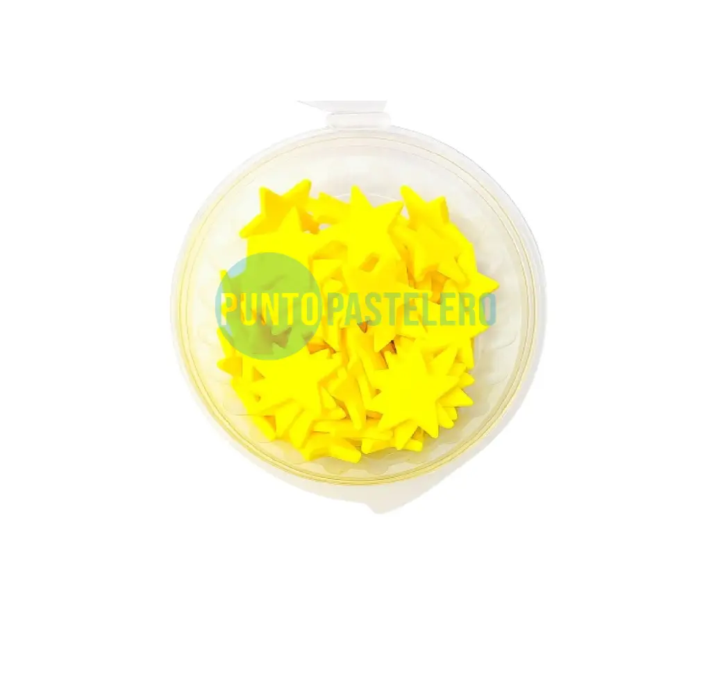 ESTRELLAS PASTILLAJE AMARILLO (X 40 U.)