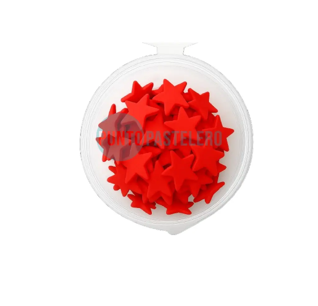 ESTRELLAS PASTILLAJE ROJA (X 40 U.)