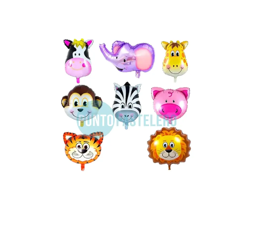 GLOBO JB METALIZADO ANIMALES SURTIDO (36 CM)  (ELEFANTE- SAPO - TIGRE - MONO - ABEJA - ZEBRA - VAQUITA SAN ANTONIO - LEON) [26-1]