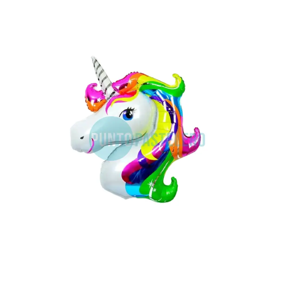 GLOBO JB METALIZADO GUIRNALDA UNICORNIO (103 X 33 CM) [12-1]