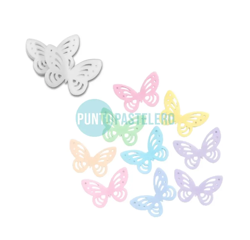 APLIQUES MARIPOSAS COMESTIBLES (MODELOS VARIOS)
