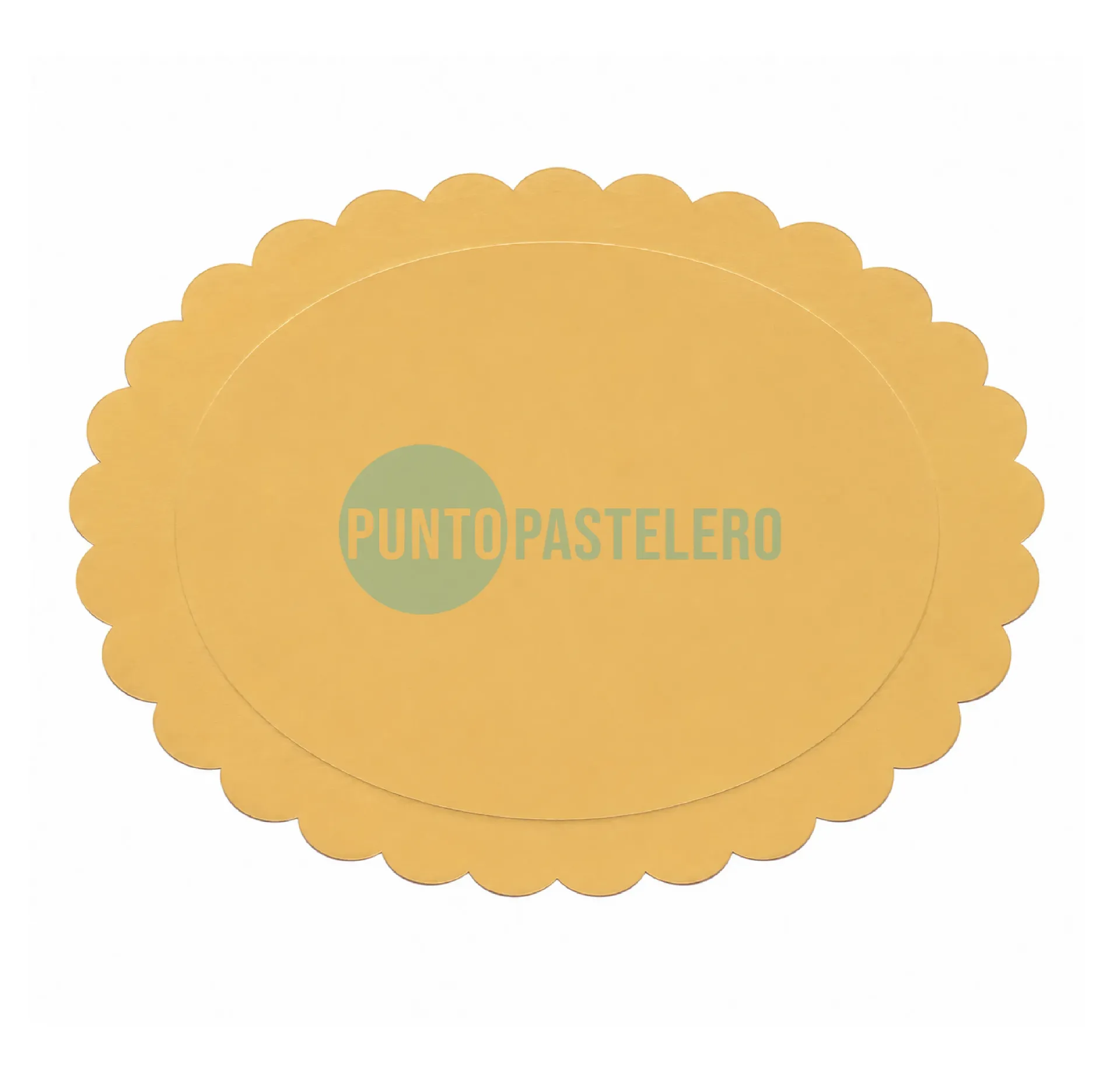 PLATO DORADO FLOR NOBLEZA (24 CM)