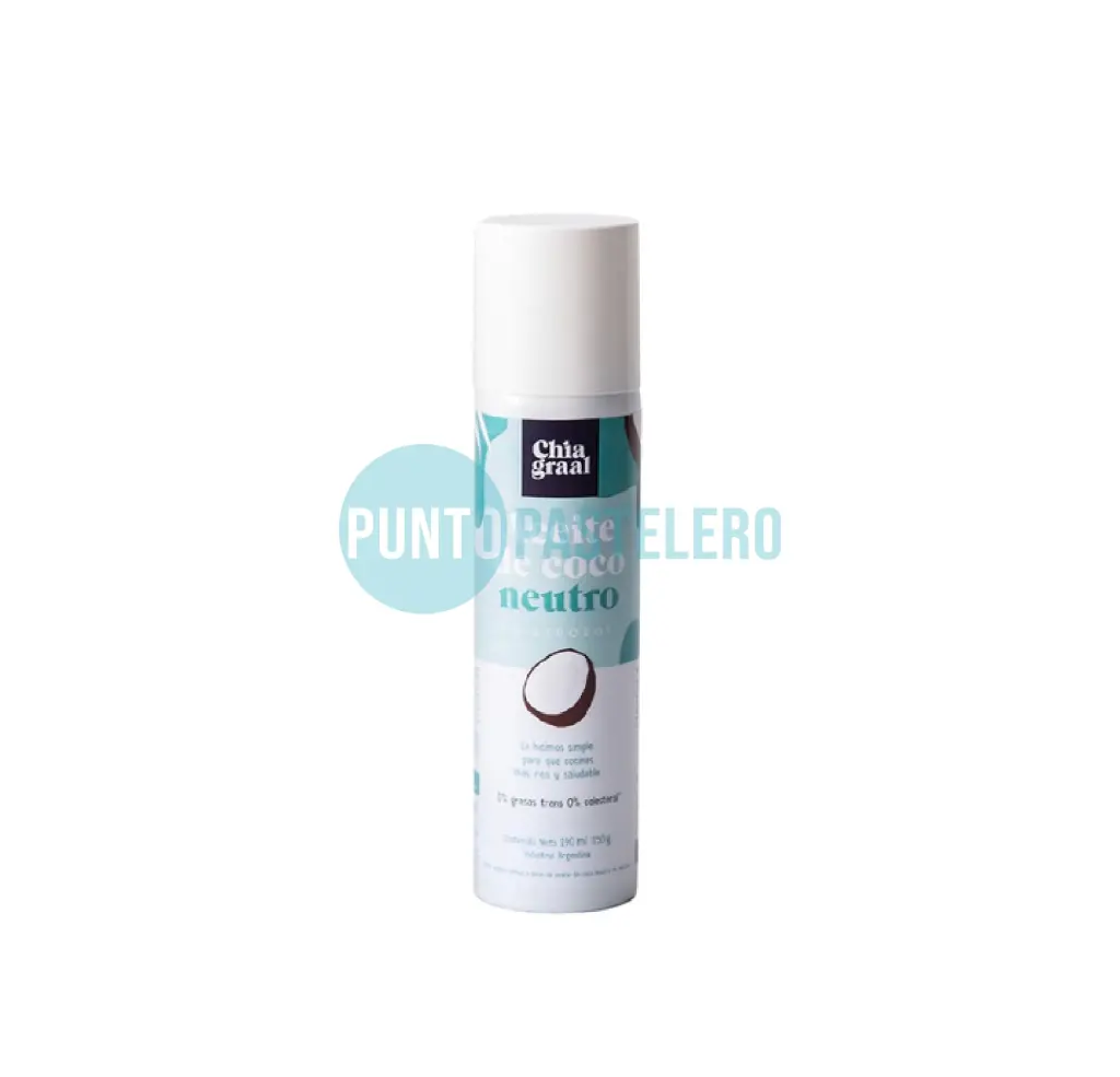 ACEITE DE COCO NEUTRO EN AEROSOL CHIA GRAAL (X 190 ML.)