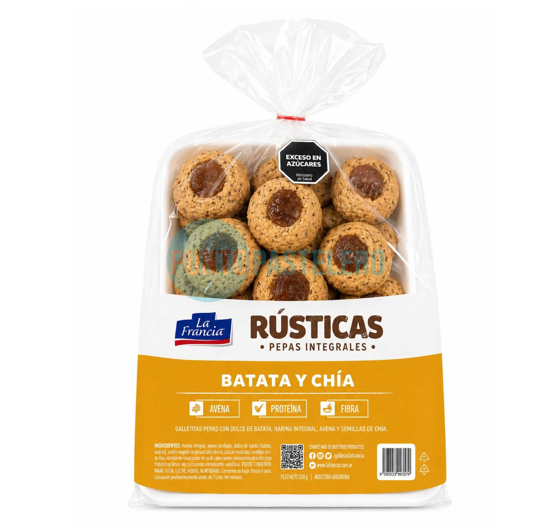 [7798159052843] PEPAS RUSTICA INTEGRAL BATATA LA FRANCIA (X KG.)