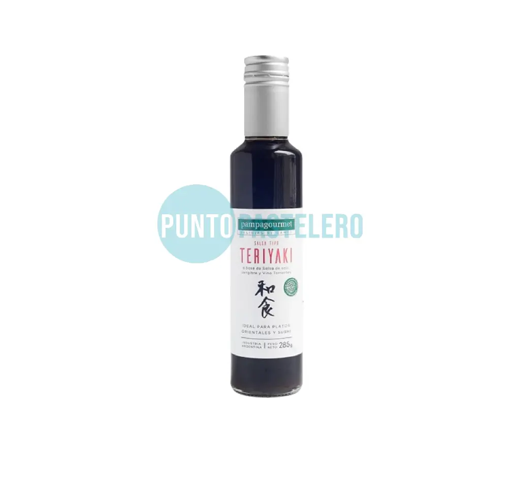 [7798131060248] SALSA TERIYAKI CON TORRONTES PAMPA GOURMET (X 285 CC.) (SIN TACC)
