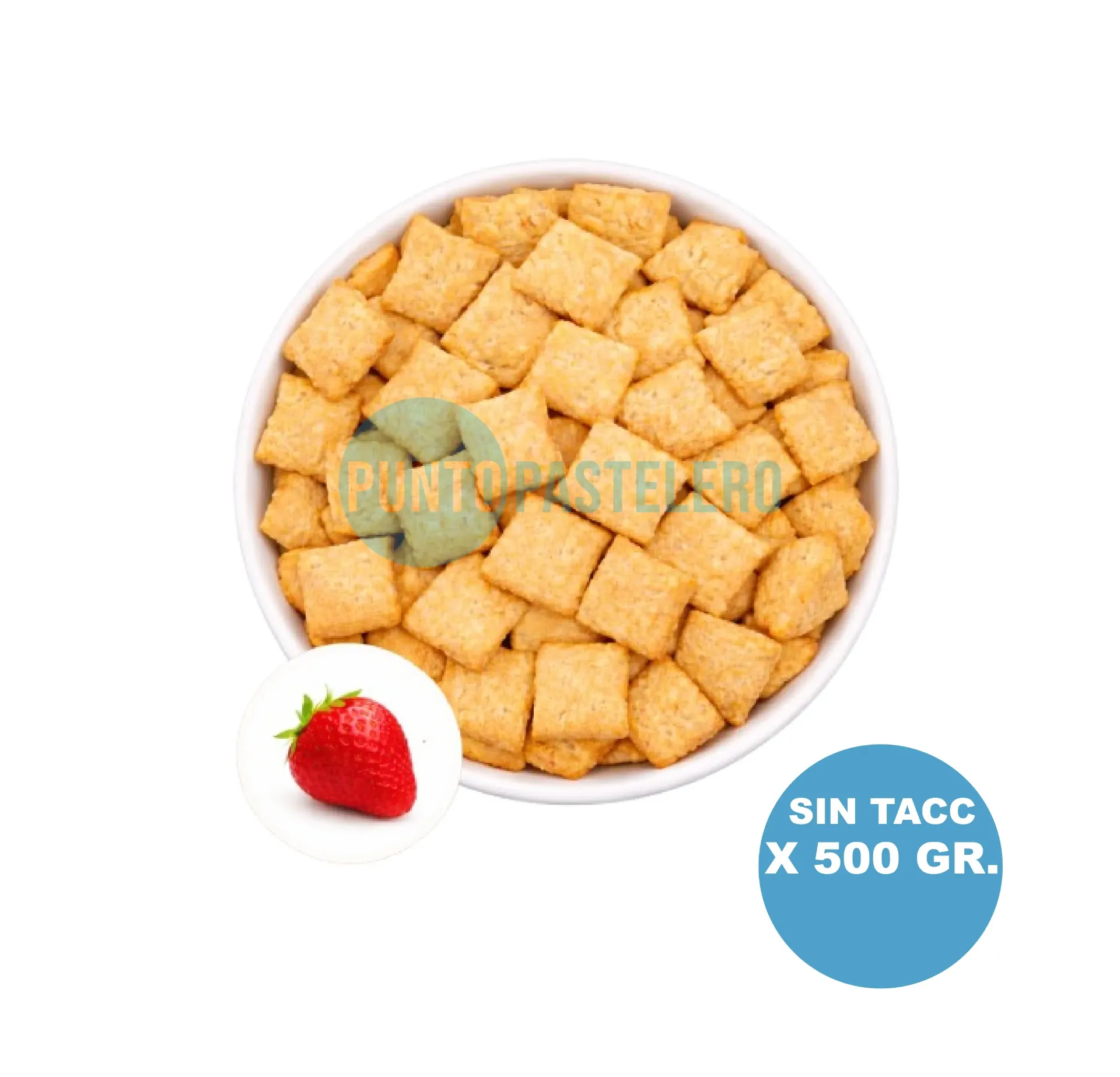 [G4509] ALMOHADITAS FRUTILLA (X 500 GR.) (SIN AZUCAR) (SIN TACC)