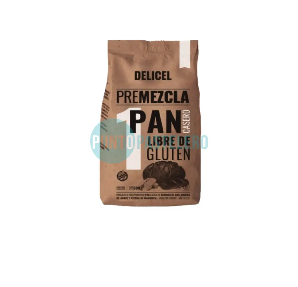 PREMEZCLA PARA PAN Nº 1 DELICEL (X 500 GR.) (SIN TACC)