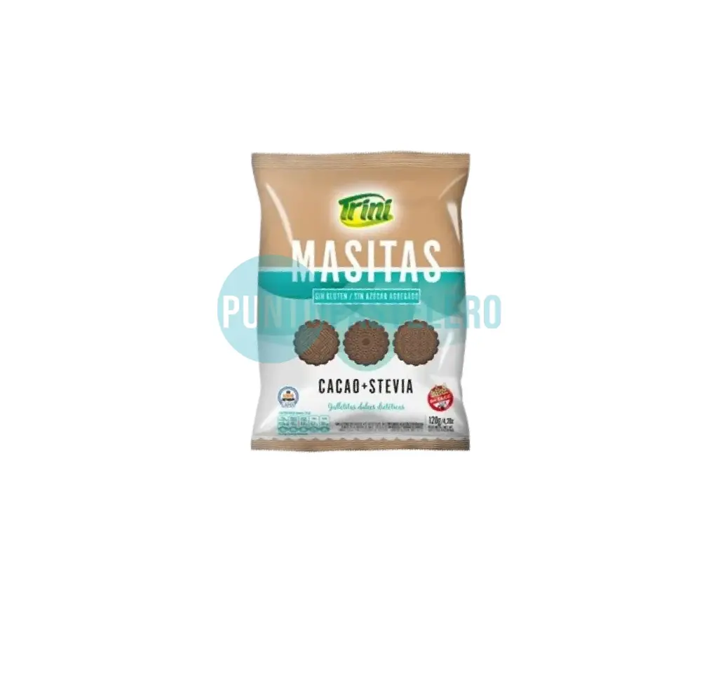 GALLETITAS DULCE TRINI CACAO (X 120 GR.) (SIN TACC) (SIN AZUCAR)