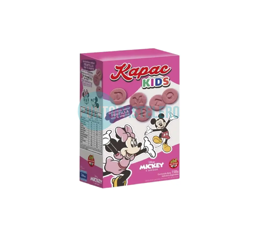 GALLETITAS DE FRUTILLA KIDS KAPAC (X 150 GR.) (SIN TACC)