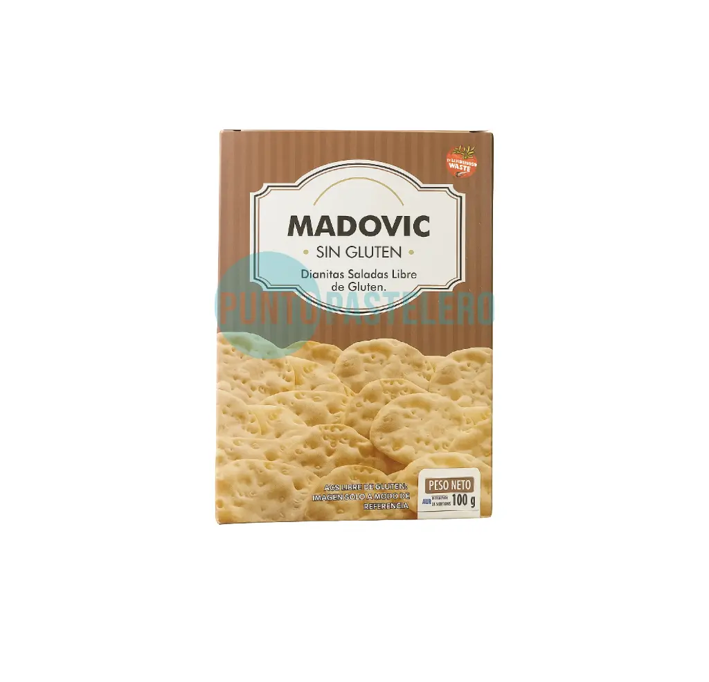 [2505210000] GALLETITAS DIANITAS SALADAS MADOVIC (X 100 GR.) (SIN TACC)