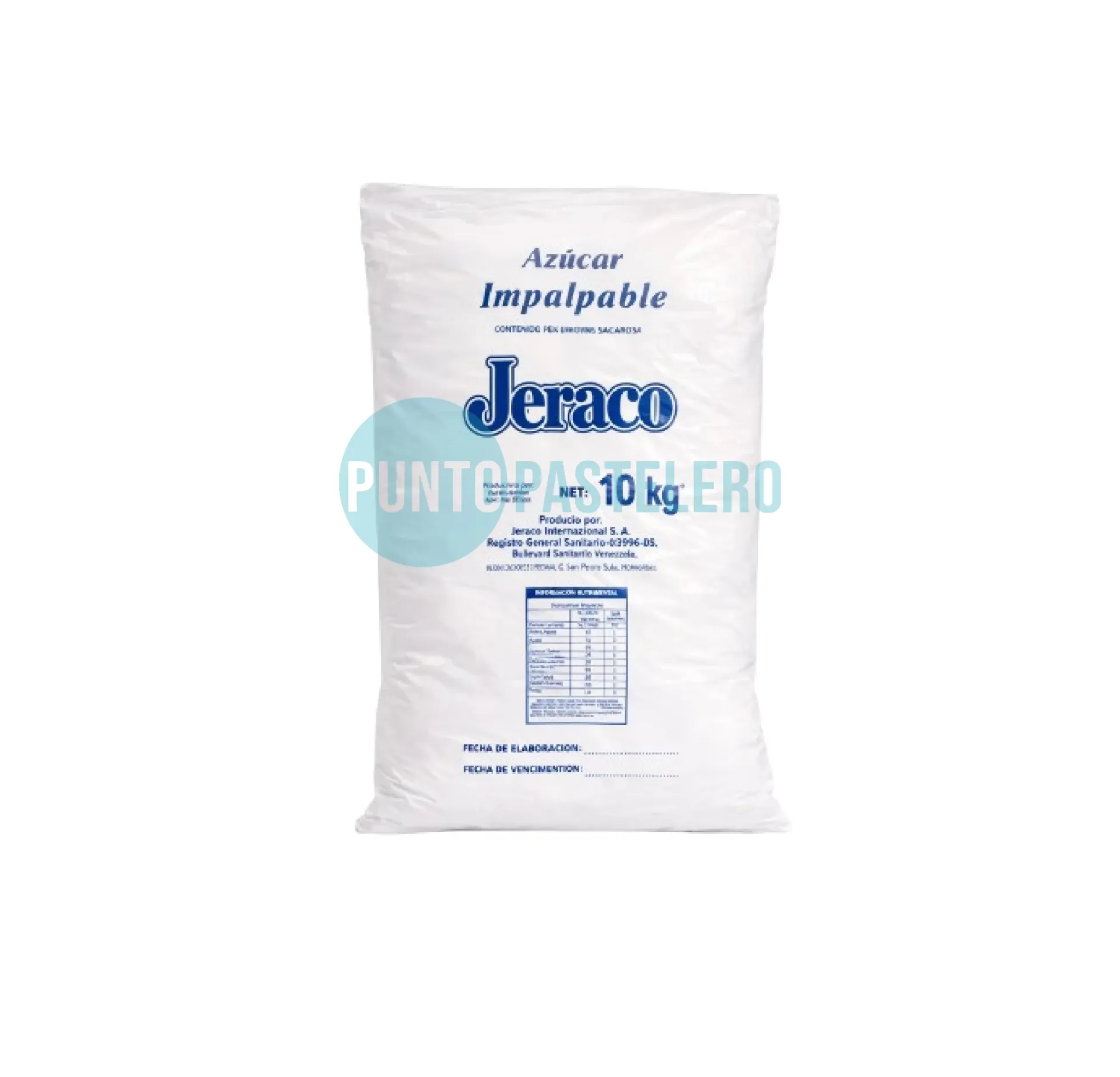 AZUCAR IMPALPABLE JERACO (X 10 KG.)
