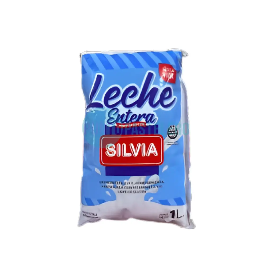 LECHE ENTERA SILVIA LARGA VIDA (X 1 LT.) (SACHET)
