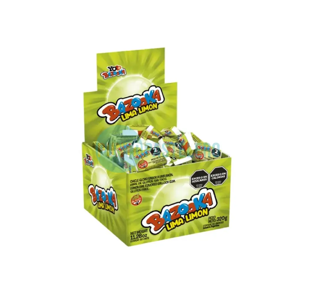 [7790380825128] CHICLE BAZOOKA LIMA LIMON (CAJA X 80 U.)